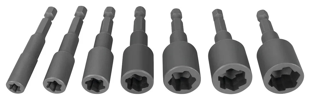 W8699 – PERFORM TOOL Nut Driver, Chrome Steel Set Of 7 - view 2